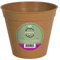 Haxnicks Pot190201 Pflanztopf aus Bambusfaser für drinnen und draußen, 20,3 cm Durchmesser, Terrakotta