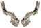 Place4parts Compatible Pair of Integrated Fridge Freezer Hinges for Bosch Neff Siemens 41.5 3306 5.0 & 3307 5.0