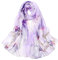 FAIRYGATE Schal Damen Chiffon Seide Tuch Blend Seidenschal Leichte längliche Schals Stola für Abendkleid 50027
