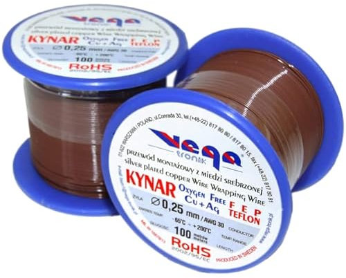 KYNAR - Filo avvolgente, 100 m, colore: Marrone