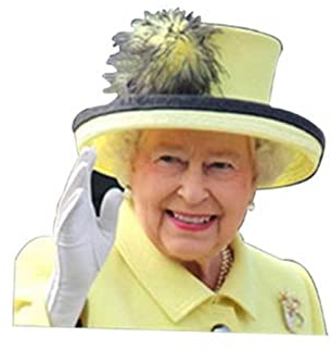 Queen Elizabeth Autoaufkleber Queen Auto-Fenster-Aufkleber UK of Queen Personalisierte Auto-Dekoration Aufkleber Auto Wasserdicht für Fahrzeuge