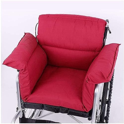 Comfort Wheelchair With Backrest, Washable, Breathable, Anti-Decubitus Cushion For Elderly People, Winter