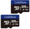 LinkMore 128GB Micro SDXC Card (2 Pack), A1, UHS-I, U3, V30, Class 10 Compatible, Read Speed Up to 100MB/s, Write Speed Up to 70 MB/s, SD Adapter Included