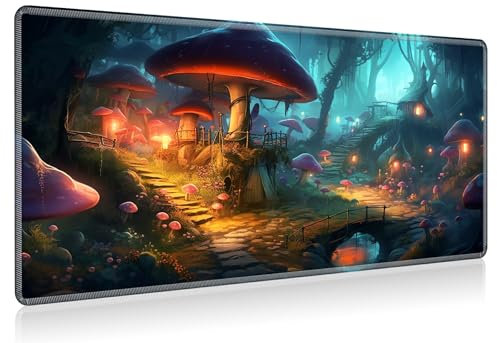 BEOTIWAD TCG Kartenmatte, Spielmatte, Mauspad, 59,9 x 35,1 cm, Spielmatte für MTG, RPG, CCG, Sammelkartenspiel, Spielmatten, Tischmatte, perfekt für Kartenspiele, Videospiele, Computer, Büro,