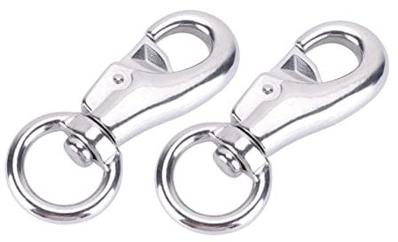 NUOBESTY 2pcs Swivel Hook Snap for Hammock Chair Hanging Accessories Heavy Duty Outdoor Use