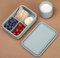 Boxes And Board International Limited Silicone Lunch Box Kids BPA Free School Children Kids Snack Food Container Bento Foldable Silicone Lunch Box Collapsible with Lid- Colour Mint Green