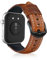 KeeFos Armband Kompatibel mit Huawei Watch Fit 4 Pro/Fit 4/Fit 3, Herren Damen Uhrenarmband, Leder Ersatzarmband für Huawei Watch Fit4 Pro/Fit4/Fit3 - Hellbraun