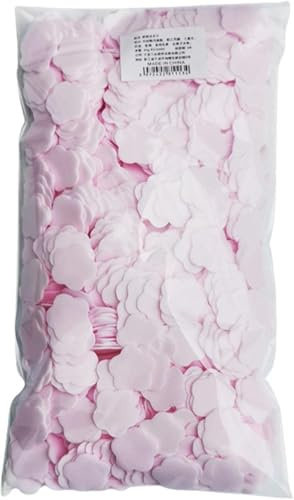 1000 Blatt rosa tragbare Einweg-Papierseife für Reisen, Wandern, Waschen, Handbad, Toilettenartikel, Seife, Seife, Konfetti, tragbar, sanftes Papier für Kinder, Frauen, Duft, Hand W