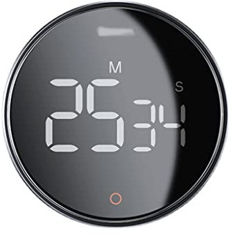 WZYYCV Küchenwecker Timer Magnetischer Küchentimer Lernen Countdown Digitalanzeige Zeitmanagement Geeignet für Arbeitstreffen im Studium Kurzzeitmesser