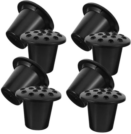 CAXUSD 8pièces Décoration De Tombe pour Cimetière Pot De Fleurs Ornement Décor De Pot De Fleurs De Tombe pour Aménagement Paysager