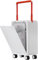 Gorilla Cabin Twist Reisekoffer Bordkoffer Hartschalen-Koffer Trolley Rollkoffer Handgepäck,Teleskopgriff, 2xTSA, 4 Rollen, Farbe:weiß