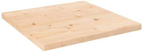 Brokky Table T O P 40x40x2.5 cm Solid Wood Pine Square-Wooden Large Kitchen Dining TableT O P WorkT O P DeskT O P CounterT O P Workstation