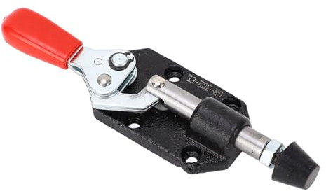 Push Pull Toggle Clamp Cast Iron Adjustable Plastic Handle Woodworking Fixed Clamp for Welding Installation