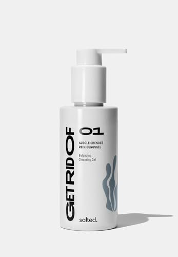 salted. Ausgleichendes Reinigungsgel | 150ml | Waschgel für eine sanfte, porentiefe Reinigung | Schont die Hautschutzbarriere | Gesichtsreinigung für alle Hauttypen | Vegan | Parfümfrei