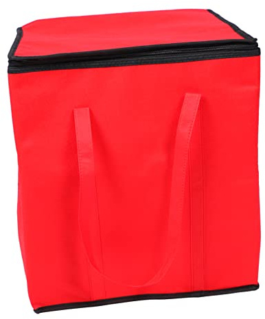 JUMPLAWN Isolierte Lebensmittel-liefertasche Mit Griff Aus Vliesmaterial Und Aluminiumfolie Kompakt Und Tragbar Zum Aufbewahren Von Tabletts Kisten Und Geschirr Wärmespeichernd Und Robust