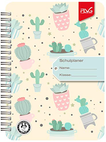 FLVG A5 Gymnasial-, Schul- und Studienplaner 2025/2026 Schulplaner Kaktus Onkel Schwerdt