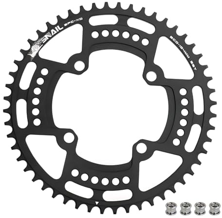 BESNIN 104 BCD Kettenblatt Rund 30/32/34/36/38/40/42/44/46/48/50/52 Zähne Fahrrad Kettenblatt Schmal-breit für 7/8/9/10/11/12-fach MTB, BMX, Mountainbike, Rennrad
