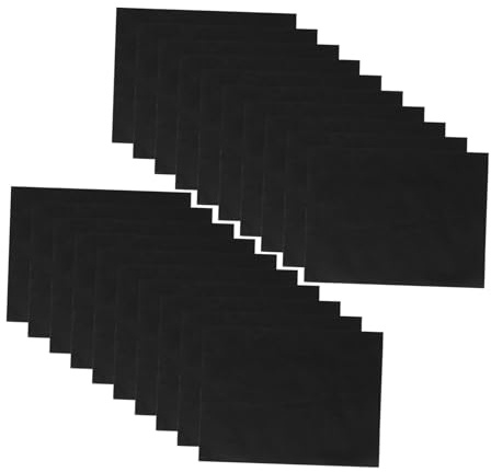 Auto Vlies Fußmatte Schwarz 50 Stück mit Antirutsch-granulat | Leichtes Non-woven-material, Schützt Teppich vor Schmutz und Abrieb, für Innenraum und Vorne