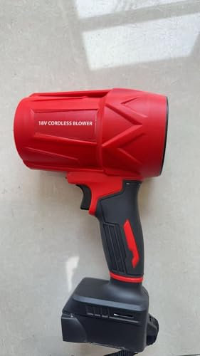 Kleiner Hand-Laubbläser, kabellos, passend für Mil.Waukee M18 Akku, 125 MPH 430 CFM, batteriebetriebenes Gebläse, für Regen/Terrasse/Werkstattreinigung/Schneeräumung (ohne Batterie)