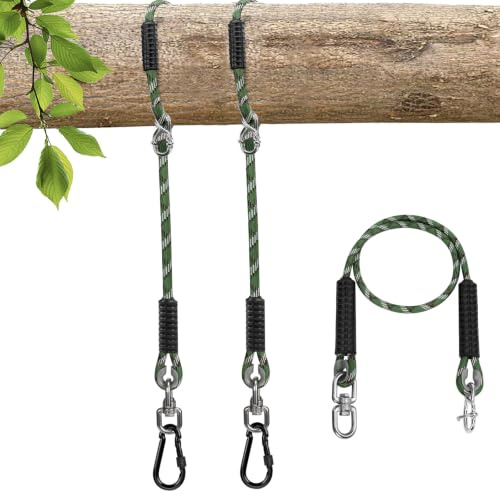 Dakzhou Schaukel Befestigung Balken, Verstellbare Hängematte Hängesessel Schaukel Aufhängung Befestigung für Outdoor-Spielplatz Hängesesse Kletter Yoga, Tragfähigkeit 450kg (2 Stück, 1,7m)