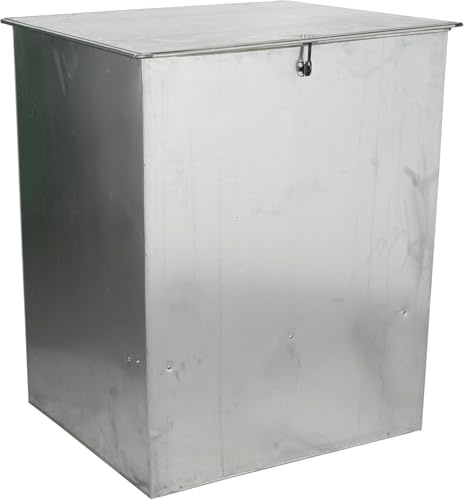 KetoPlastics Animal Feed Bin Large Metal Storage Bin Box Horse Feed Store Tack Storage Corn Bin No5