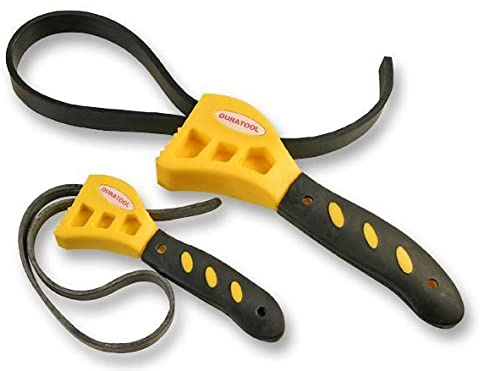 Duratool D00070 Strap Wrench Set, 2 Piece