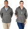 Charles River Apparel Pack-n-go Windbreaker Pullover Hooded Jacket Veste Coupe-Vent, Gris, XS Mixte
