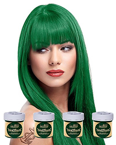 8 X La Riche Directions Semi-Permanent Hair Color 88ml Tubs - Apple Green