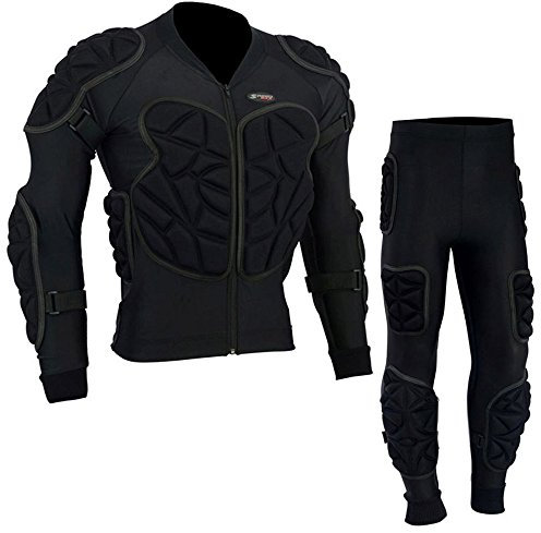 Speed MaxX BODY ARMOUR CE MOTORBIKE/MOTORCYCLE/MOTOCROSS SKIING SKATING SNOW BOARD IMPACT PADDED SPINE GUARD PROTECTIVE SUIT (M)