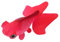 Pssopp Künstliche Fische Silikon Fische Silikon Goldfisch Betta Fisch Lebensechte Künstliche Fische Ornament Schwimmende Fische Aquarium Dekoration Künstliche Bunte Fische (Roter Goldfisch)
