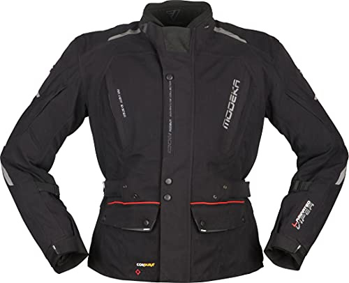 Modeka Viper LT Motorrad Textiljacke (Black,S)