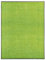 vidaXL Fußmatte Waschbar Schmutzfangmatte Türmatte Fußabtreter Schmutzmatte Schmutzfangläufer Sauberlaufmatte Innen Außen Grün 90x120cm