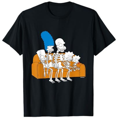 The Simpsons Skeletons Treehouse of Horror Couch Gag T-Shirt