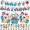 Avengers Palloncini per Feste 32pcs Doraemon Decorazione per Feste di Compleanno Doraemon Palloncini Buon Compleanno per Torta per Bambini Vendicatori Decorazioni di Compleanno