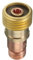 DAZZLEEX Lot de 4 colliers de serrage en laiton pour lentille de gaz Tig WP-17/18/26,17CB20G 3,2 mm 1/8