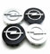 KOUNNENA 4 Stück Radnabenkappen Nabendeckel Felgendeckel Felgenkappen Radnabenabdeckung Radkappen 60mm für Opel Adam Astra Corsa Crossland Insignia Karl, Schwarz