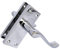 Haven Heritage Internal Quality Victorian Scroll Door Handles in Polished Chrome Silver Door Handles, Back Plate Size 118mm x 42mm. Sold as 1 x Pair