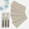 Leonardo home - tovaglioli cotone -12 pezzi 40 x 40 cm- 100% Made in Italy - ideale per casa, alberghi, feste.