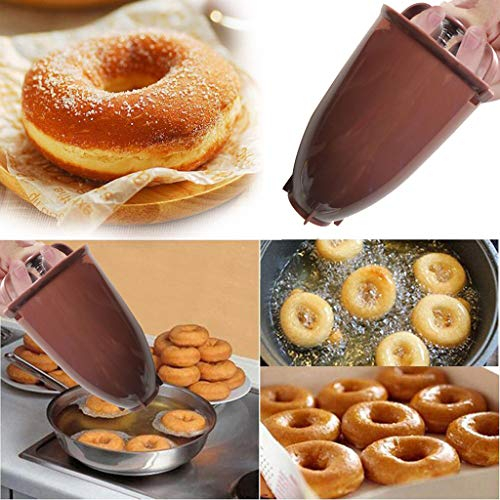 FARUTA Plastic Doughnut Donut Maker Machine - Pancake & Donut Batter Dispenser - Easy Fast Portable Manual Waffle Dispenser Doughnut Machine - DIY Baking Tool Kitchen Accessories