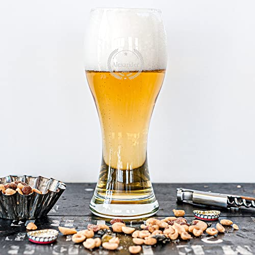 your surprise Verre à bière Weizen avec prénom ou message - Verre personnalisé de 68cl avec gravure (1 Pièce)