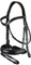 Dy'on Trense Working Collection Kombiniertes Reithalfter mit breitem Nasenriemen - Full/WB - Schwarz