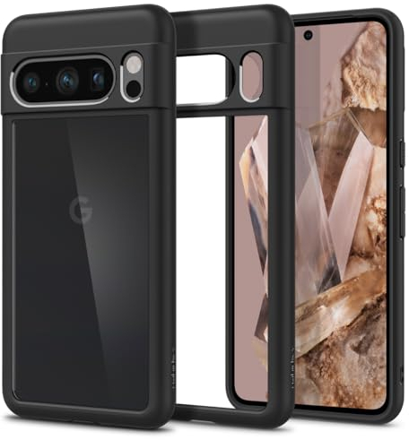 Spigen Ultra Hybrid Hülle Kompatibel mit Google Pixel 8 Pro -Schwarz