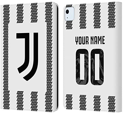 Head Case Designs Licenciado Oficialmente Personalizada Individualizada Juventus Football Club Casa 2022/23 Kit Al Partido Carcasa de Cuero Tipo Libro Compatible con Apple iPad Air 2020/2022