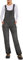 DAFENP Damen Skihose Latzhose Wasserdicht Softshellhose Overall Winter Warm Gefüttert Schneehose Snowboardhose mit Verstellbaren Hosenträgerhose HXK8668W-Grey-XL