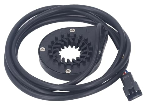 Tbest Pedalunterstützungssensor, Elektrofahrrad-Power-Pedalunterstützungssensor 12-Magnetpunkt-Leistungssensor PAS-System-Assistent-Sensor Elektrofahrrad-Umrüstsatz
