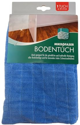 FÜNDIG Mikrofaser Bodentuch - Hochleistungsreinigung ohne Chemie Mikrofasertuch Mikrofaserstoff Bodenreinigungstuch Bodenputztuch - Fußbodentuch