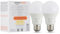 Amazon Basics Intelligente A60 LED-Leuchtmittel, dimmbar, E27-Sockel, sanftes Weiß, 2,4 GHz WLAN, 8.5 W, funktioniert nur mit Alexa, 2 Stück