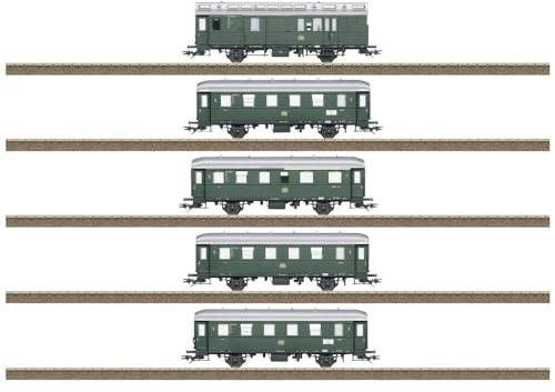 TRIX H0 23225 H0 5er-Set Reisezugwagen der DB, MHI
