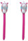 lerwliop 2pack/lot Lightweight Game Prop Horsehead Stick With Seal Up Air Plug Air Hammer Is Light And Soft PVC Inflatable Stick, Pink