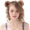 LUYANFX Serre-têtes de Animaux Oreilles Bandeaux de Cheveux en Peluche, Bandeau Oreilles de Animaux, Déguisement Animal Accessoire, Pour Carnaval Halloween Fête Party Cosplay (Ours)